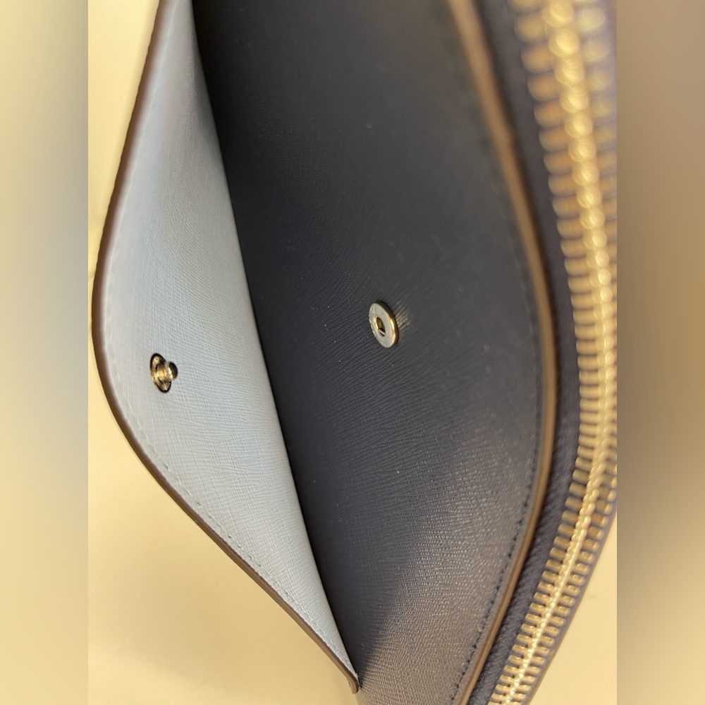 Michael, Michael Kors Dark Blue Wristlet - Picture 6 of 11